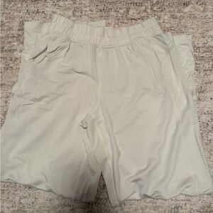 Lululemon BeCalm Mid-Rise Wide-Leg Pant light ivory